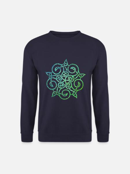 keltischer knoten 20 e 5 - Unisex Pullover - Navy