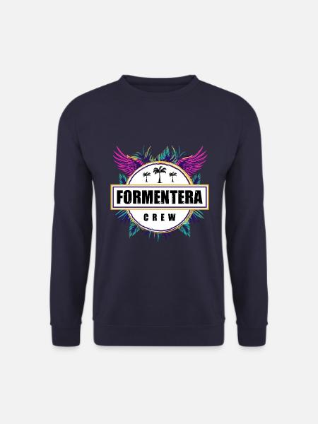 Formentera Crew Tropical - Unisex Sweatshirt - navy
