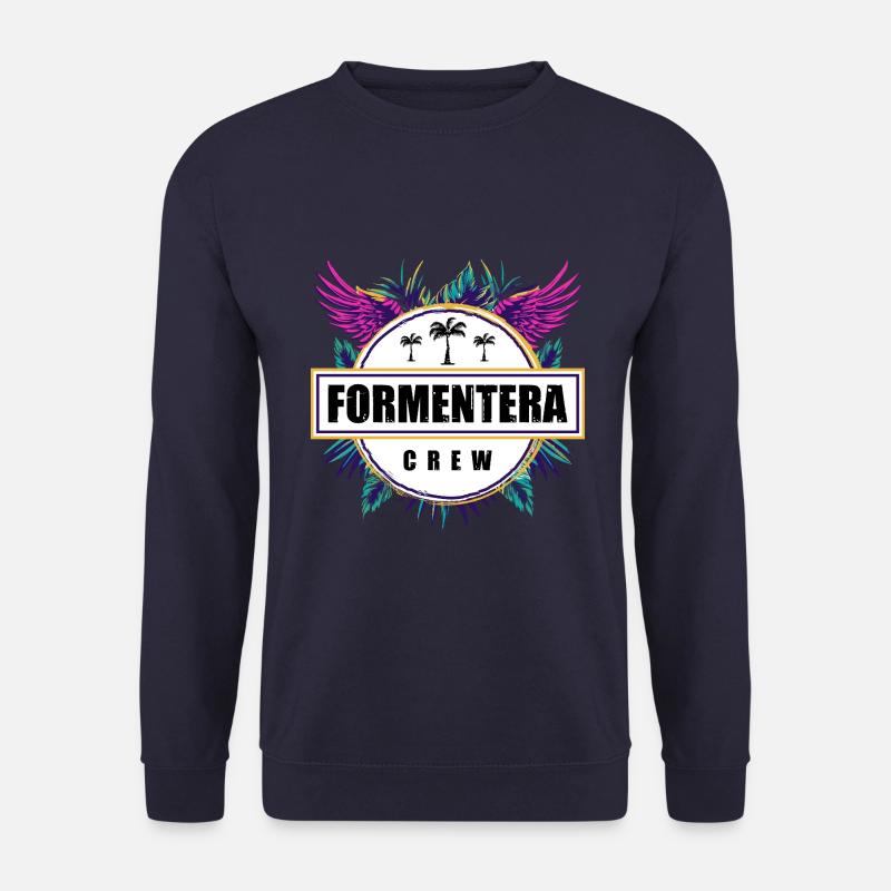 Formentera Crew Tropical - Unisex Sweatshirt - navy