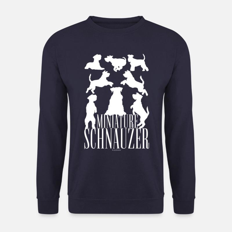 Zwergschnauzer - Unisex Pullover - Navy