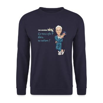 Ca vous a plu ? - Sweat-shirt Unisexe - marine - Devant - Alina (178cm) & Michal (187cm)