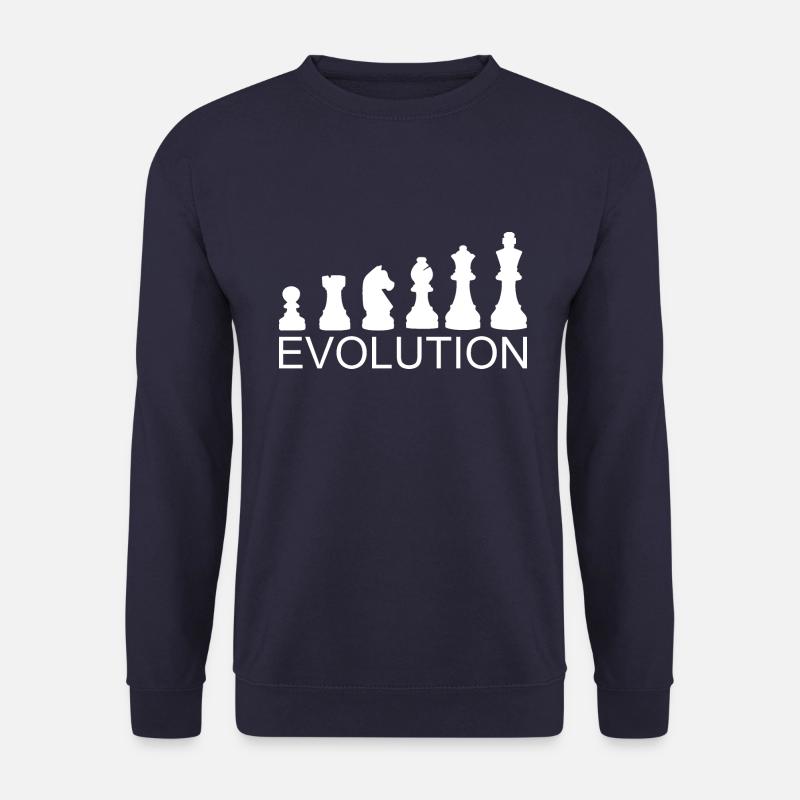 Échecs Evolution - Sweat-shirt Unisexe - marine