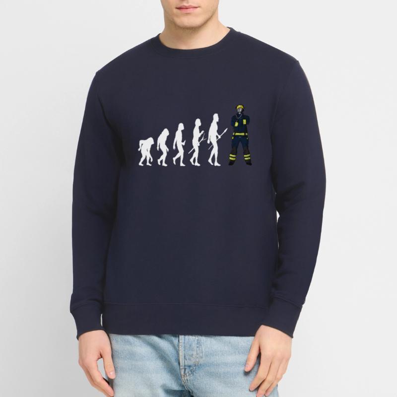 Évolution du pompier Sweat-shirt Unisexe