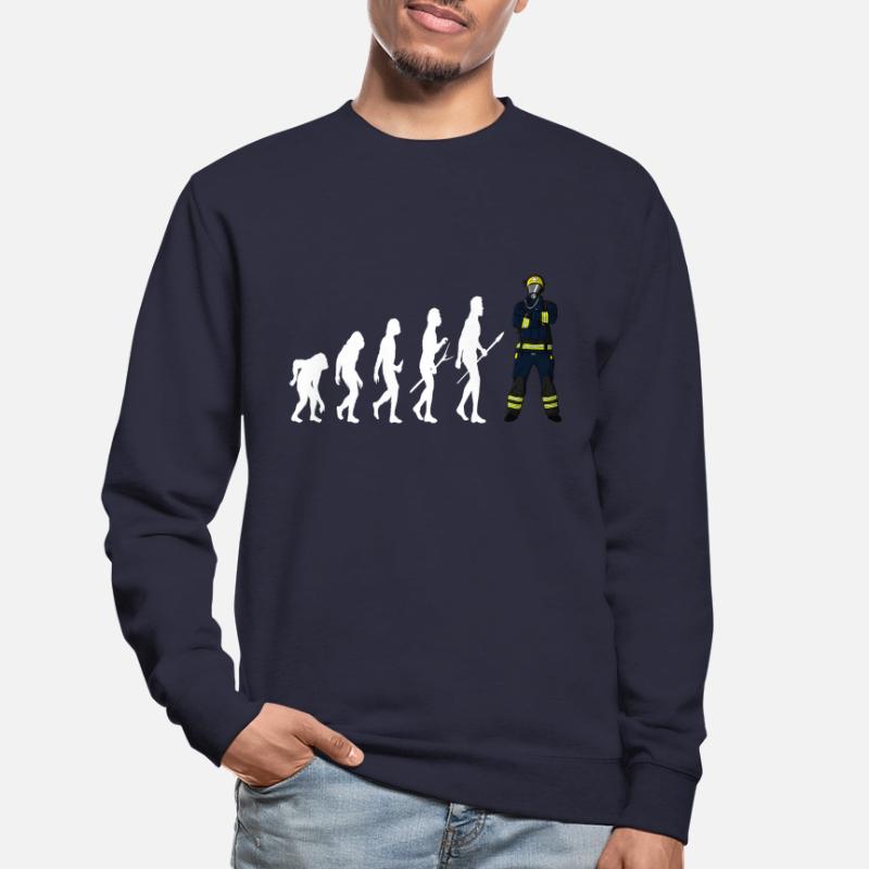 Évolution du pompier Sweat-shirt Unisexe