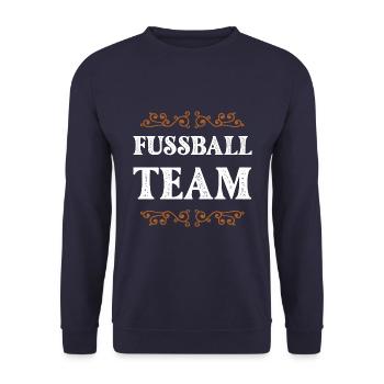 Équipe de football - Sweat-shirt Unisexe - marine - Devant - Alina (178cm) & Michal (187cm)