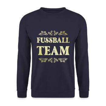 Équipe de football - Sweat-shirt Unisexe - marine - Devant - Alina (178cm) & Michal (187cm)