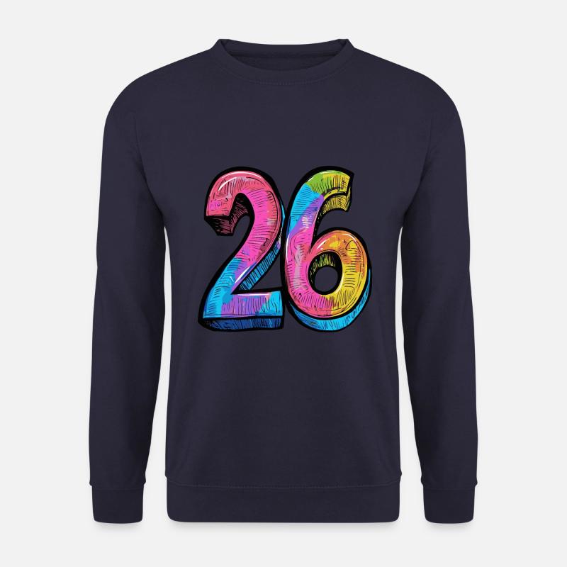 26 Zahl Bunt - Unisex Pullover - Navy