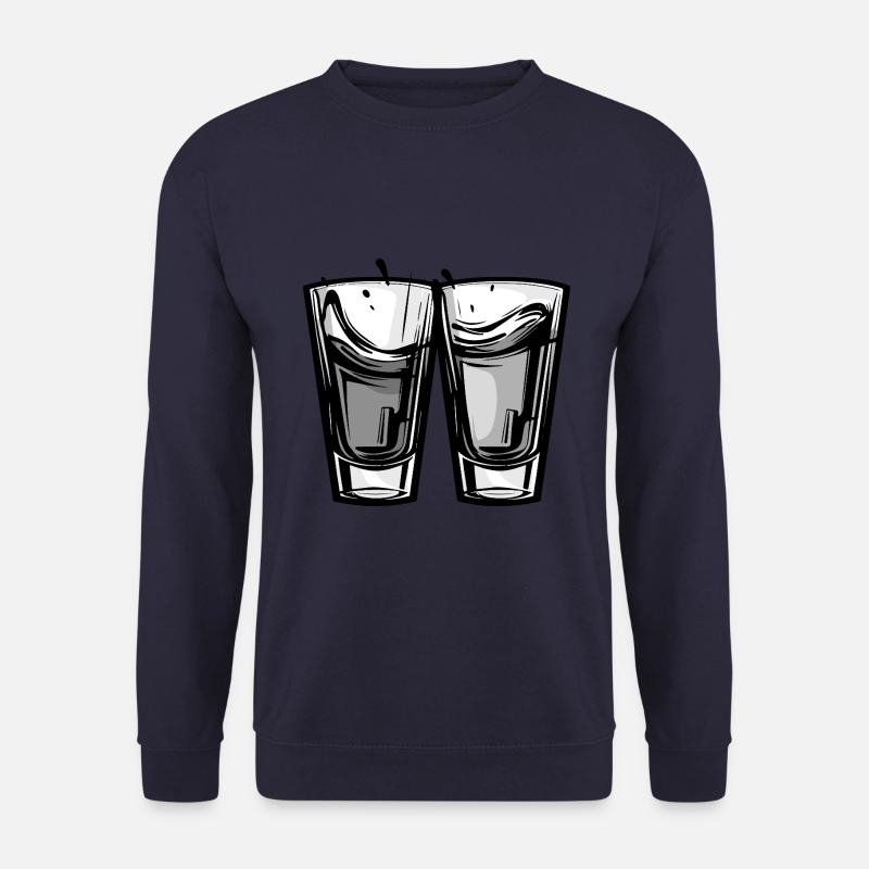 Tequila Glass Toast - Unisex Sweatshirt - navy