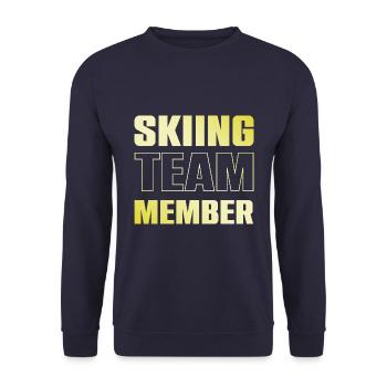 Équipe de ski - Sweat-shirt Unisexe - marine - Devant - Alina (178cm) & Michal (187cm)