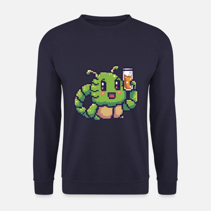 Wurm Pixel Beer - Unisex Sweatshirt - navy