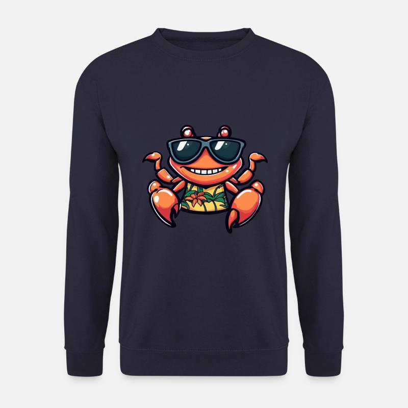 Crab Crab Funny Summer - Unisex Sweatshirt - navy