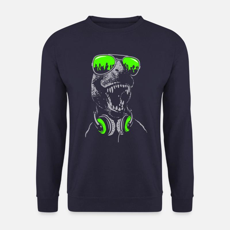 DJ T-Rex - Unisex Pullover - Navy