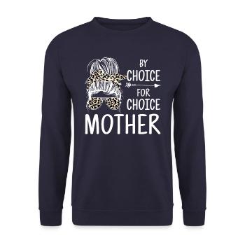 Mein Körper Meine Entscheidung - Unisex Pullover - Navy - Vorne - Alina (178cm) & Michal (187cm)