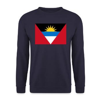 Antigua und Barbuda - Unisex Pullover - Navy - Vorne - Alina (178cm) & Michal (187cm)