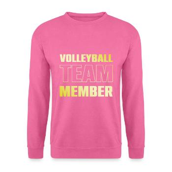 Volleyball Team - Unisex Pullover - Pink - Vorne