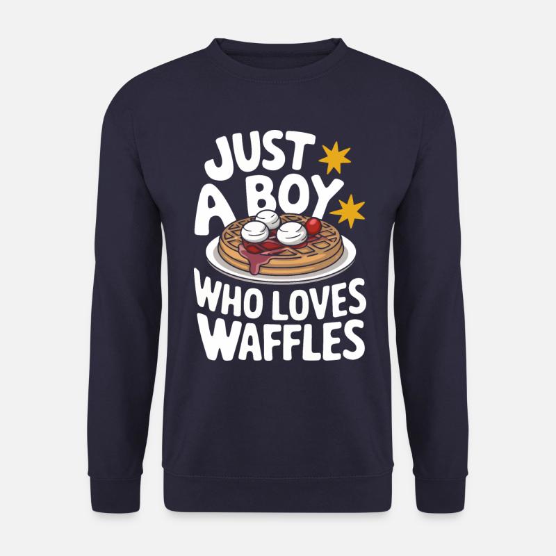 Waffles Breakfast Sweets - Unisex Sweatshirt - navy
