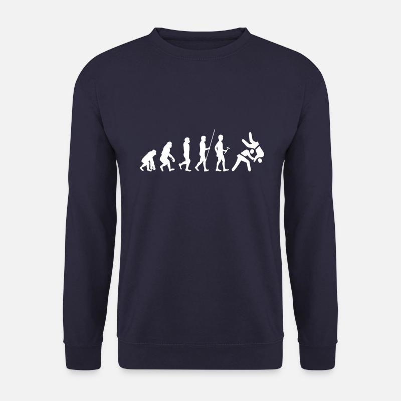 Évolution du judo - Sweat-shirt Unisexe - marine
