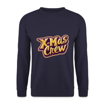 Équipage de Noël - Sweat-shirt Unisexe - marine - Devant - Alina (178cm) & Michal (187cm)