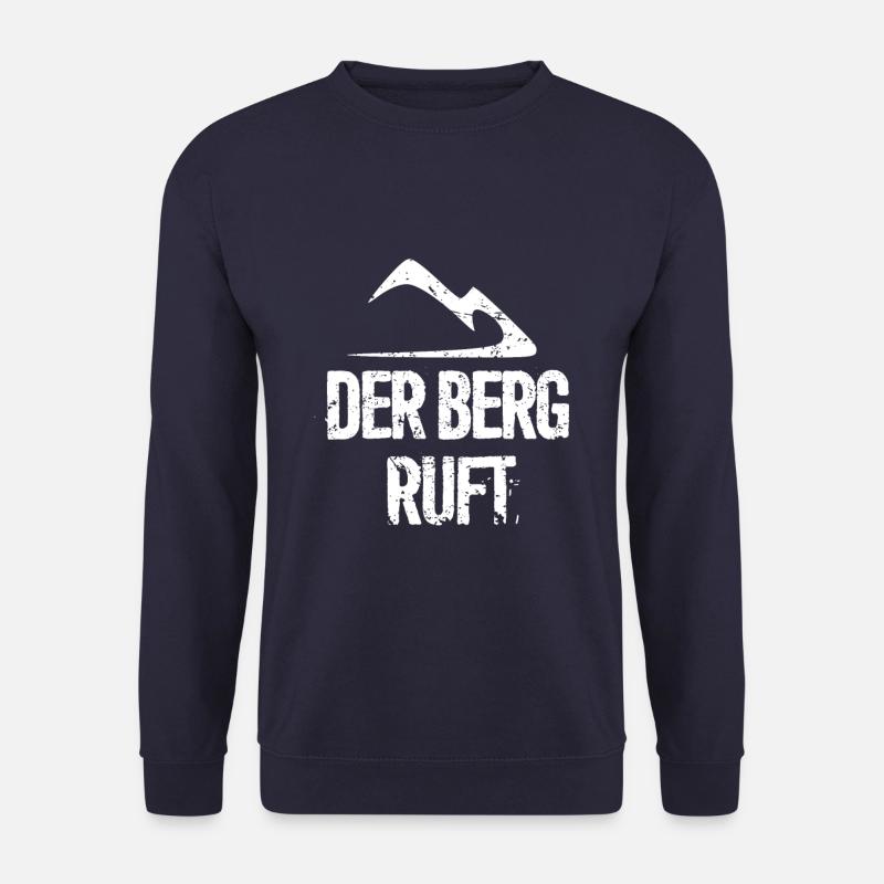 Der Berg ruft / Wandern / Wanderung / Berge - Unisex Pullover - Navy