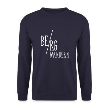 Berg Wandern - Unisex Pullover - Navy - Vorne - Alina (178cm) & Michal (187cm)