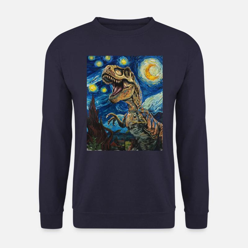 T-Rex Dino - Unisex Pullover - Navy