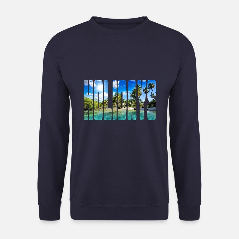 HOLIDAYS 5 - Unisex Pullover - Navy