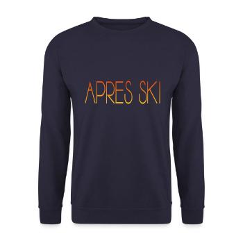 Apres Ski Team - Unisex Pullover - Navy - Vorne - Alina (178cm) & Michal (187cm)