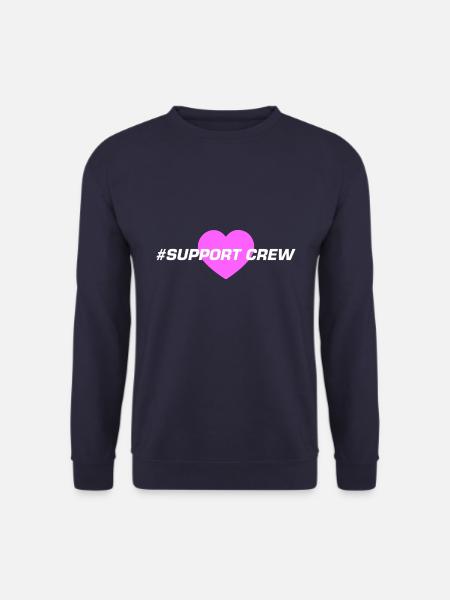 Support Crew Herz Liebe - Unisex Pullover - Navy
