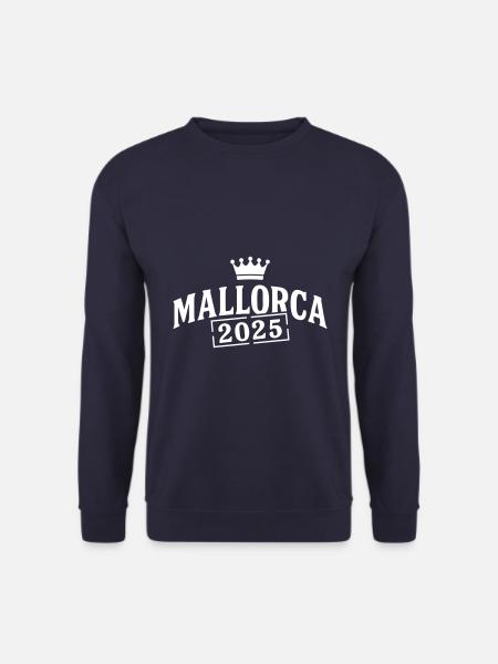 Mallorca 2025 Krone - Unisex Sweatshirt - navy