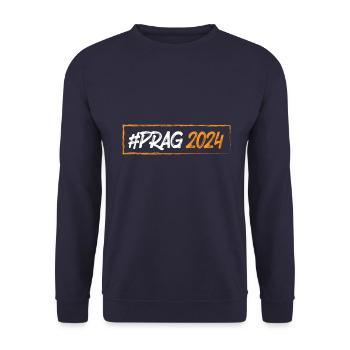 Prague 2024 - Sweat-shirt Unisexe - marine - Devant - Alina (178cm) & Michal (187cm)