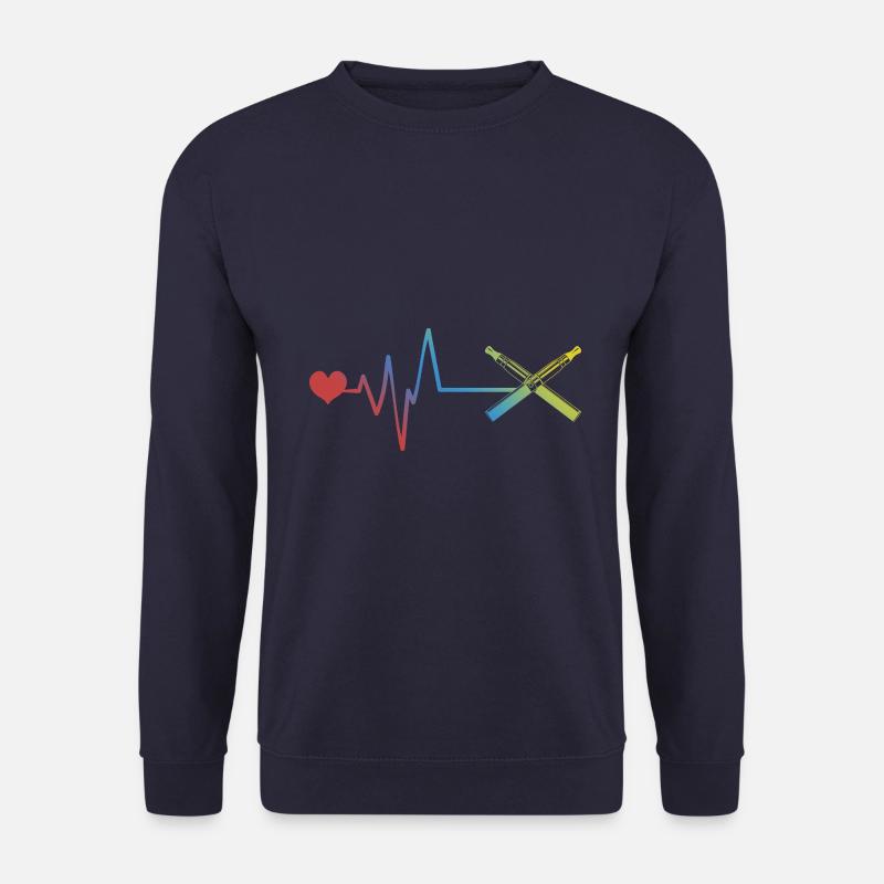 E-cigarette pulse heartbeat - Unisex Sweatshirt - navy