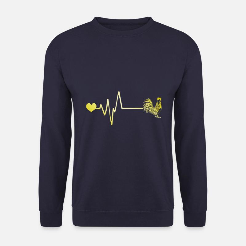 Pulse Heart Love - Unisex Sweatshirt - navy