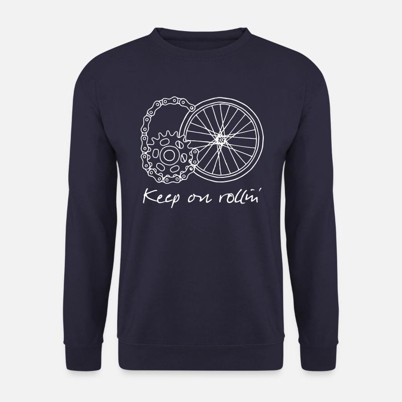 60 - keep on rollin' - Unisex Pullover - Navy