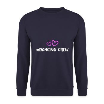 Cœur d’équipage dansant - Sweat-shirt Unisexe - marine - Devant - Alina (178cm) & Michal (187cm)