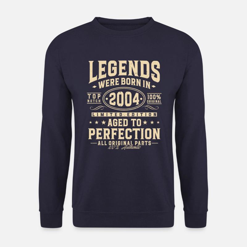 Legenden wurden 2004 geboren - Unisex Pullover - Navy