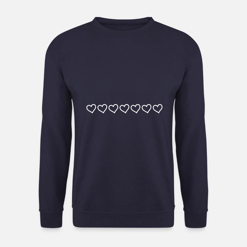 Herzen Symbol - Unisex Pullover - Navy