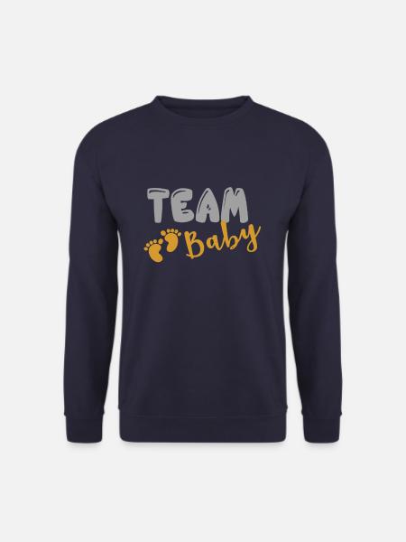 TEAM BABY - Unisex Pullover - Navy