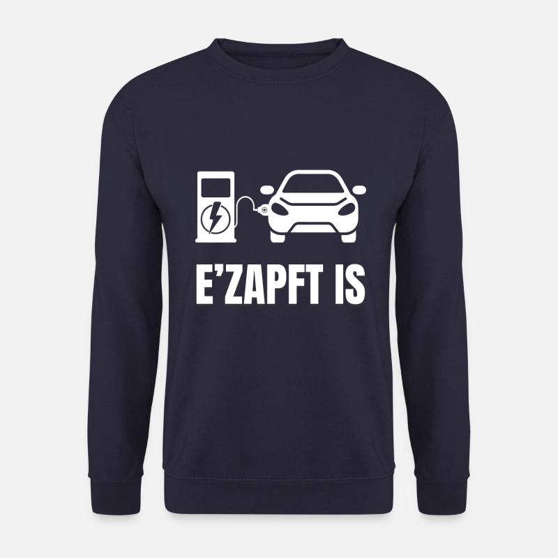 ELEKTROMOBILITÄT - E'ZAPFT IS - Unisex Pullover - Navy