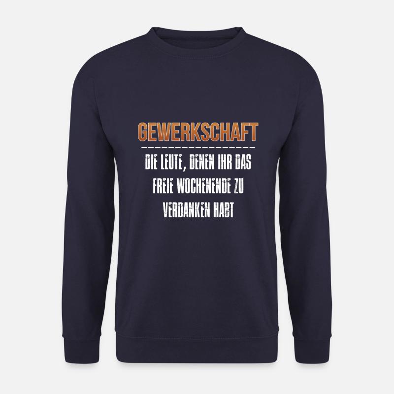 GEWERKSCHAFT - Unisex Pullover - Navy