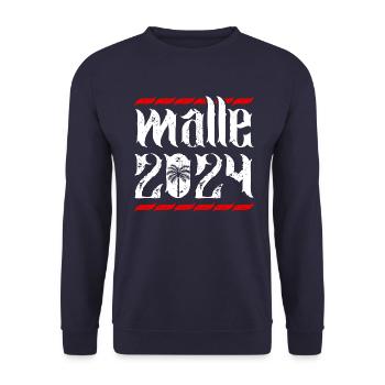 Malle 2024 Mallorca Tour - Unisex Sweatshirt - navy - Front - Alina (178cm) & Michal (187cm)