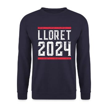 Jours fériés Lloret De Mar 2024 - Sweat-shirt Unisexe - marine - Devant - Alina (178cm) & Michal (187cm)