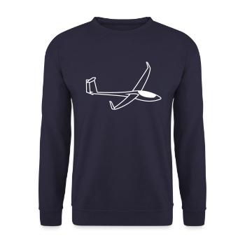 asg29 segelflugzeug - Unisex Pullover - Navy - Vorne - Alina (178cm) & Michal (187cm)