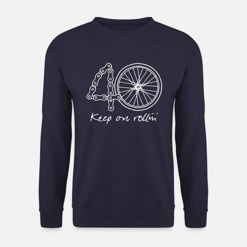 40 - keep on rollin' - Unisex Sweatshirt - navy