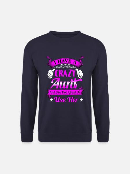 CRAZY AUNT - Unisex Sweatshirt - navy