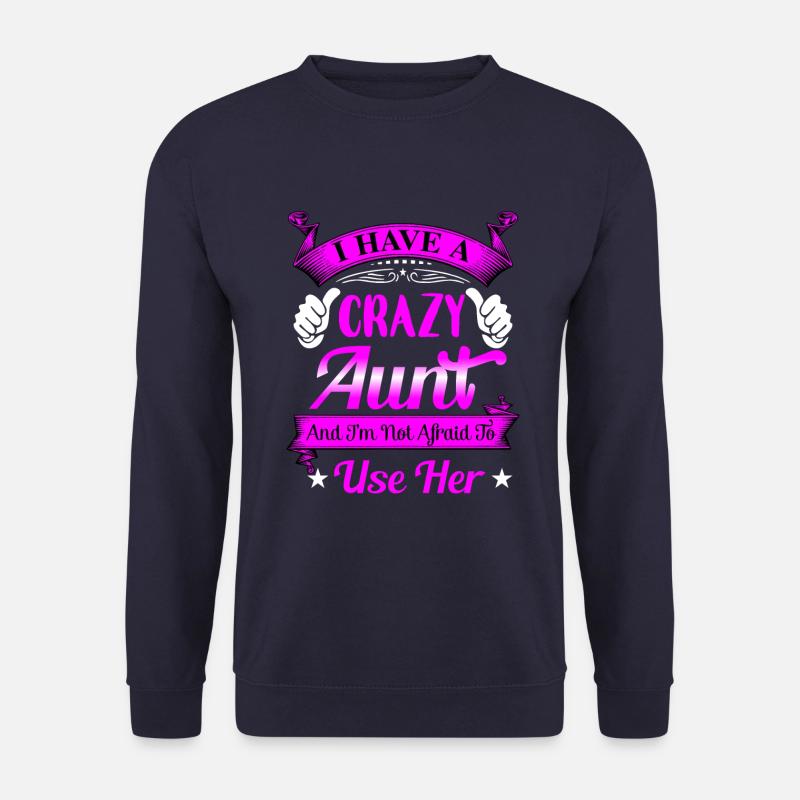 VERRÜCKTE TANTE - Unisex Pullover - Navy