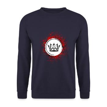 Crown Royal - Unisex Sweatshirt - navy - Front - Alina (178cm) & Michal (187cm)