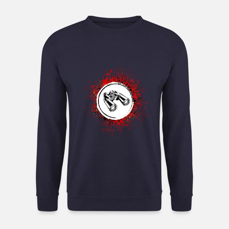 Fernglas Symbol - Unisex Pullover - Navy