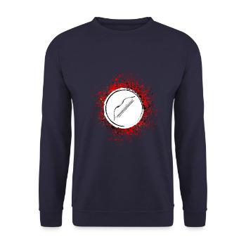 Bow and arrow sport - Unisex Sweatshirt - navy - Front - Alina (178cm) & Michal (187cm)