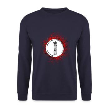 Icône d’asperges - Sweat-shirt Unisexe - marine - Devant - Alina (178cm) & Michal (187cm)