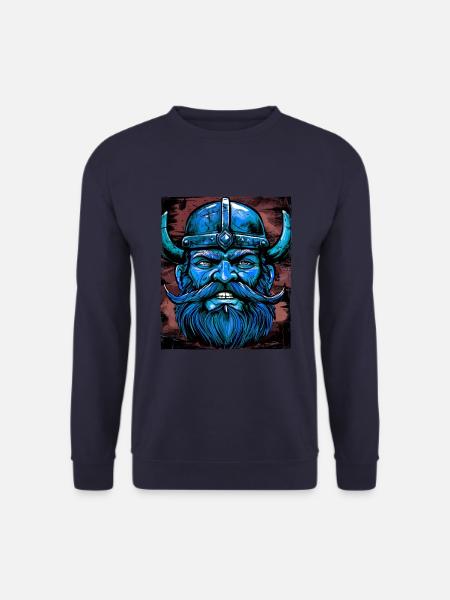 Wikinger Krieger Valhalla Odin - Unisex Pullover - Navy